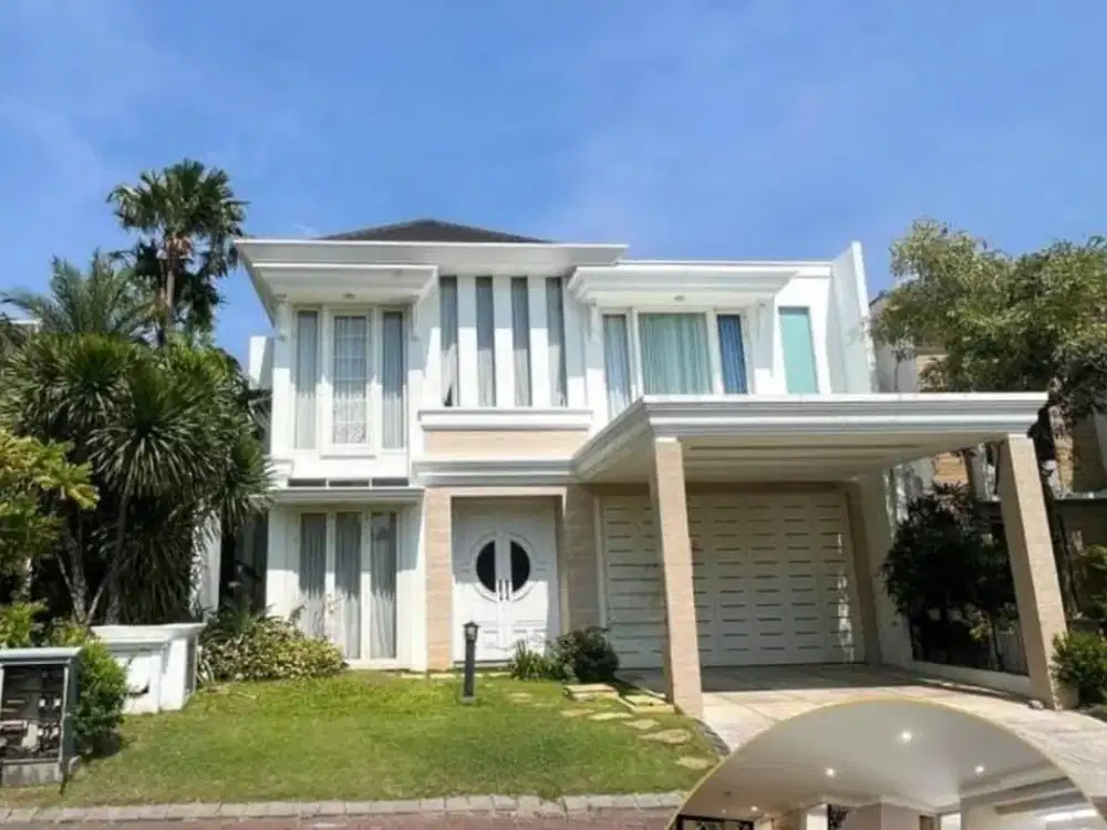 Rumah Semi Furnished di Pakuwon City Cluster Malibu Beach
