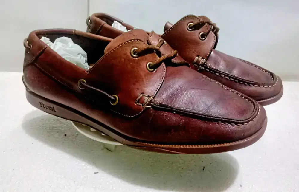 Size 44 - Yucca - Sepatu Pria Casual Kulit Keren Kekinian