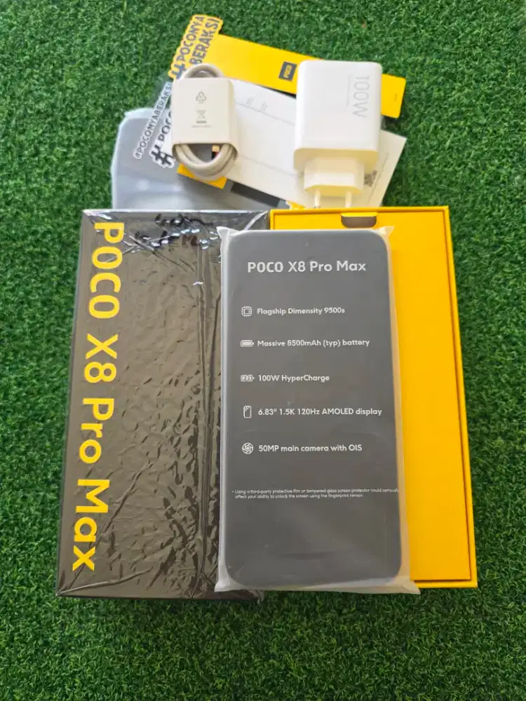 POCO X8 Pro Max 5G Hitam 12/512GB NEW Cek Unit Blm Terpakai