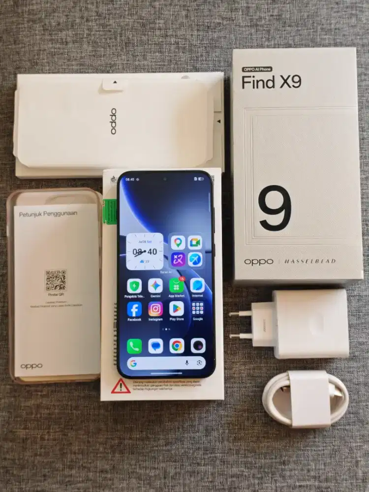 Oppo Find X9 Resmi 12/256 Mulus Fullset Ori Garansi Aktif