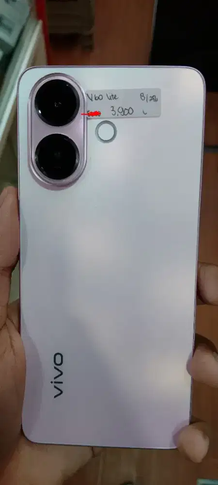 VIVO V60 LITE 8/256GB PINK - KONDISI LIKE NEW