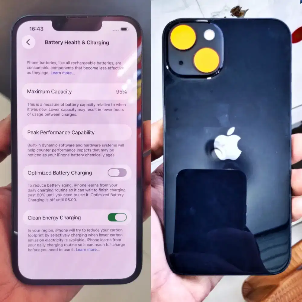 IPHONE 13 BASIC 128GB, GARANSI IBOX BH 95% FULLSET