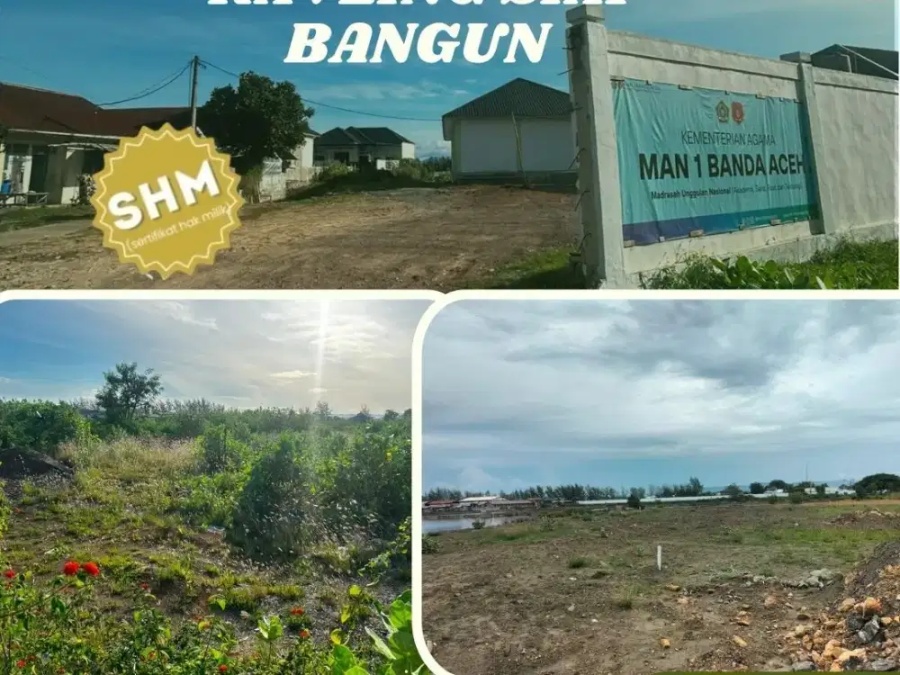 COMING SOON | KAVLING SIAP BANGUN LOKASI LAMDINGIN | SHM | BANDA ACEH