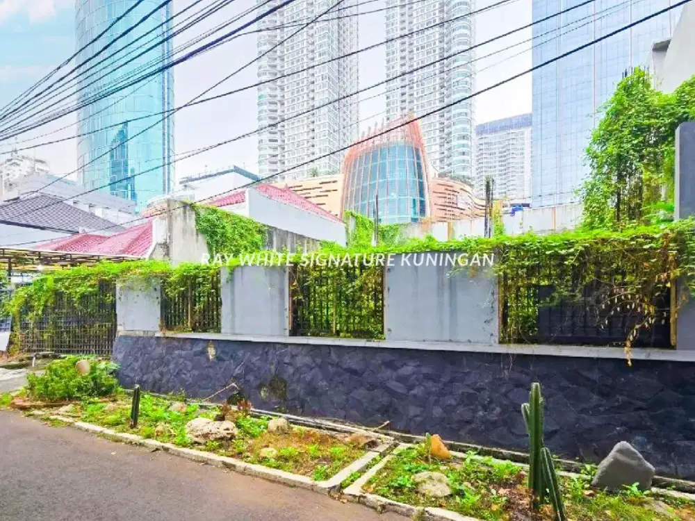 Dijual Tanah dilengkapi Basement dan Pondasi Siap Bangun Rumah Mewah di Mega Kuningan, Jakarta Selatan