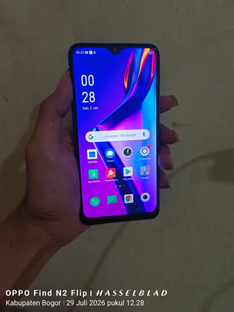 Oppo a12 3/32 garansi resmi indonesia