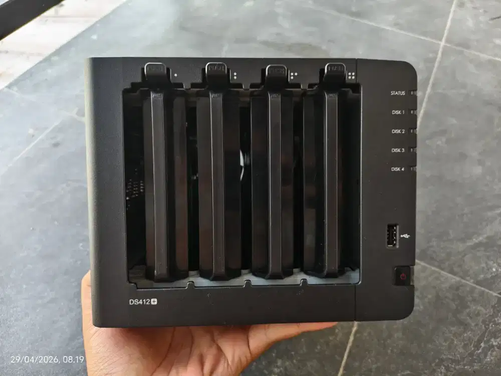 NAS Synology DS412+ 4 Bay Mulus 95%