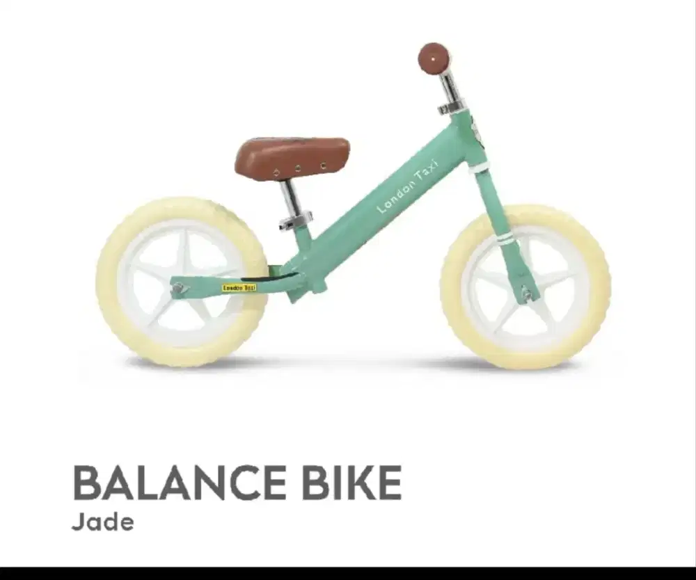 Balance bike London taxi 100% baru