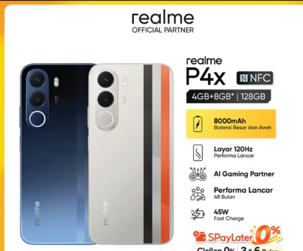 Realme P4X 4-8GB 128 like new