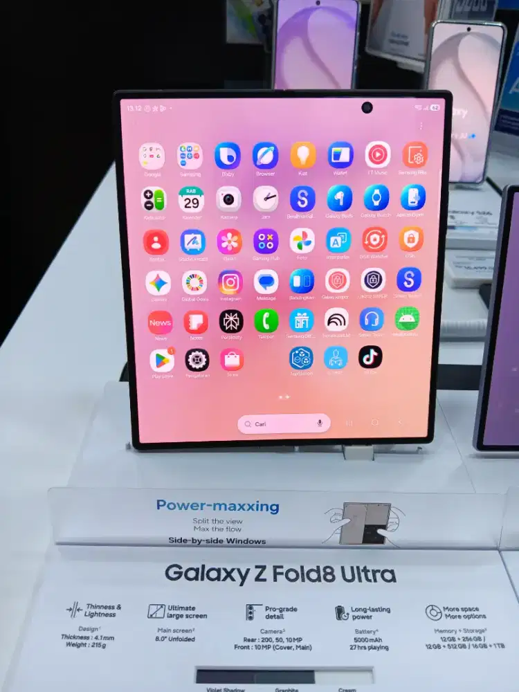 Samsung Galaxy Z Fold 8 12/256GB Kredit Mudah Proses Singkat.