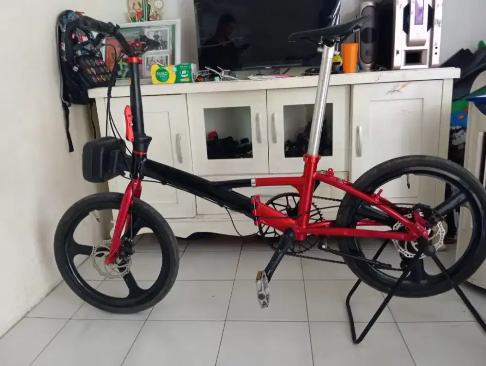 Sepeda lipat poligon 3,0 full upgrade