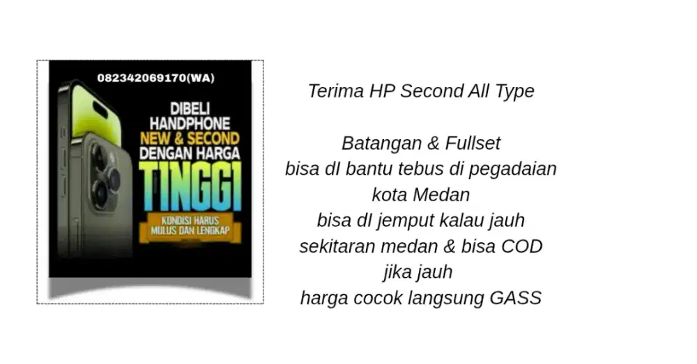 Terima jual beli hp