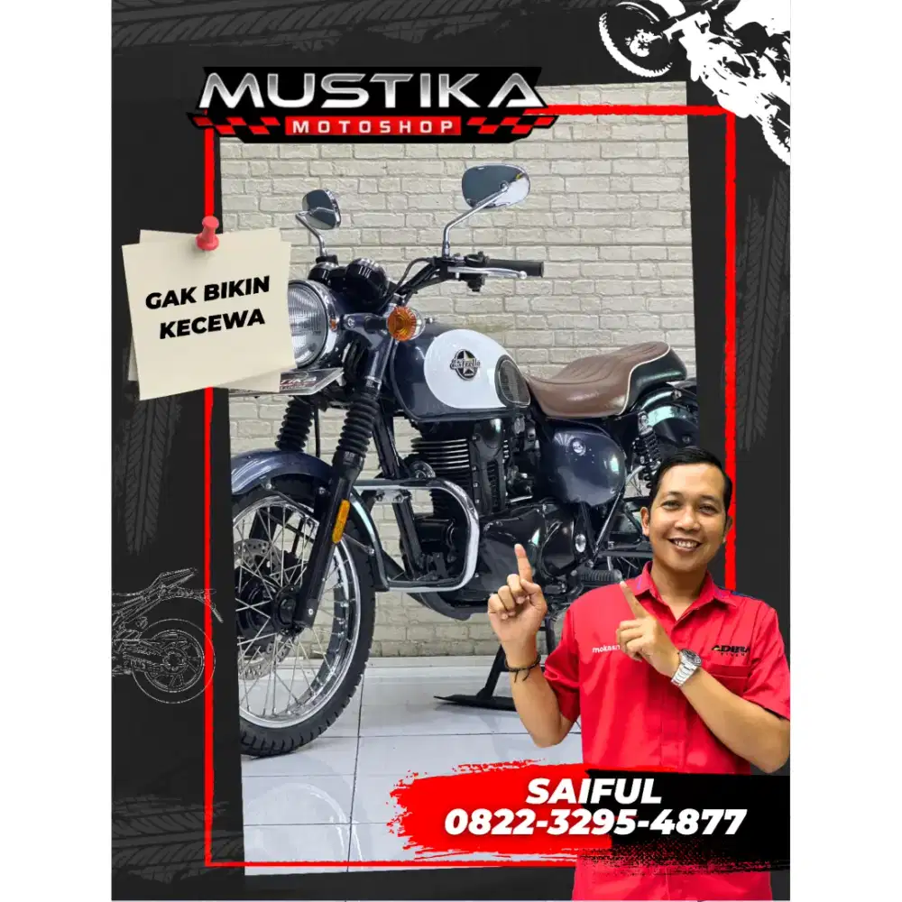 Odo 11rb Simpenan!!Kawasaki Estralla Se 250cc 2018 Mlus-Mustika Saiful