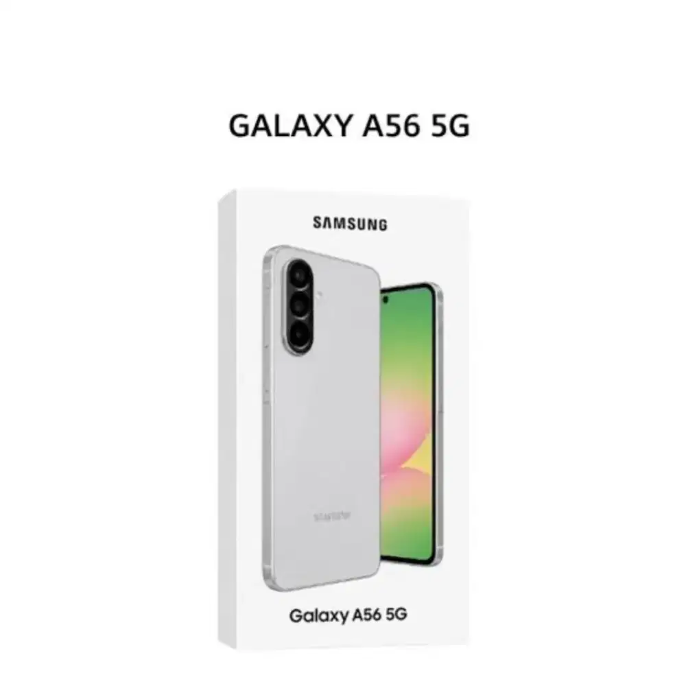 SAMSUNG A56 warna putih 8/256gb