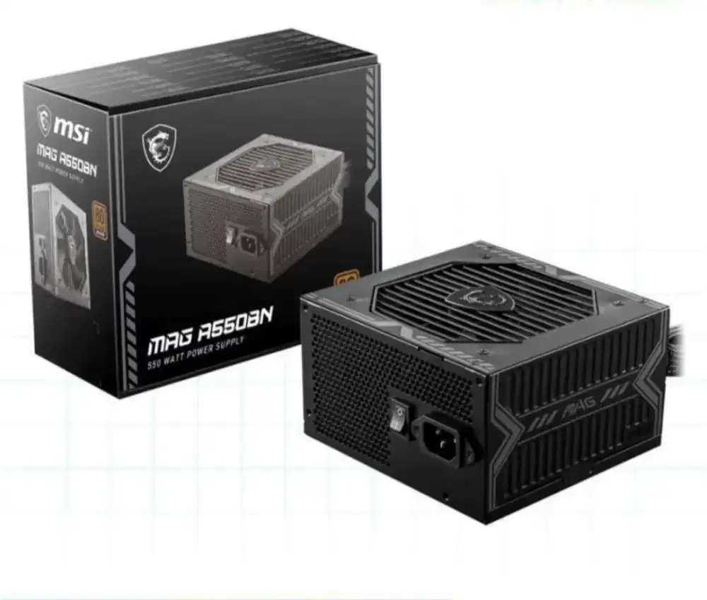 Power Supply MSI MAG A650BN 650W 80+ Bronze Original Baru
