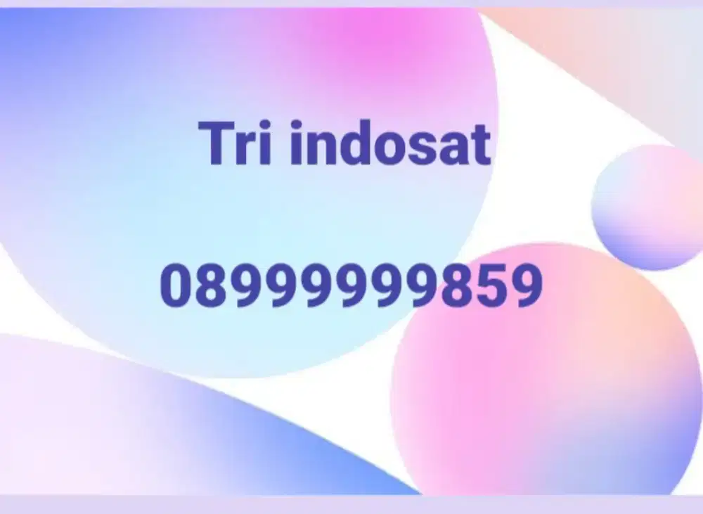 Kartu perdana tri rapi