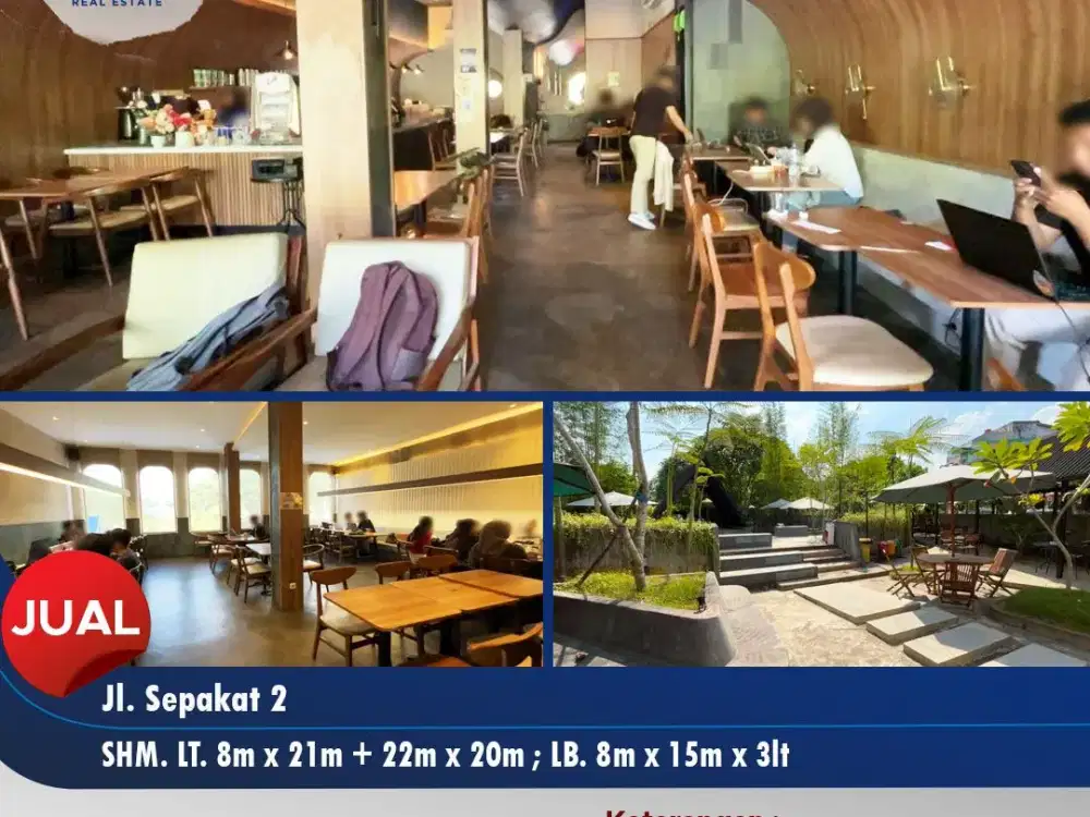 Ruko Siap Usaha / Take Over Full Interior + Open Area Cocok Cafe/Coffee Shop di Sepakat 2
