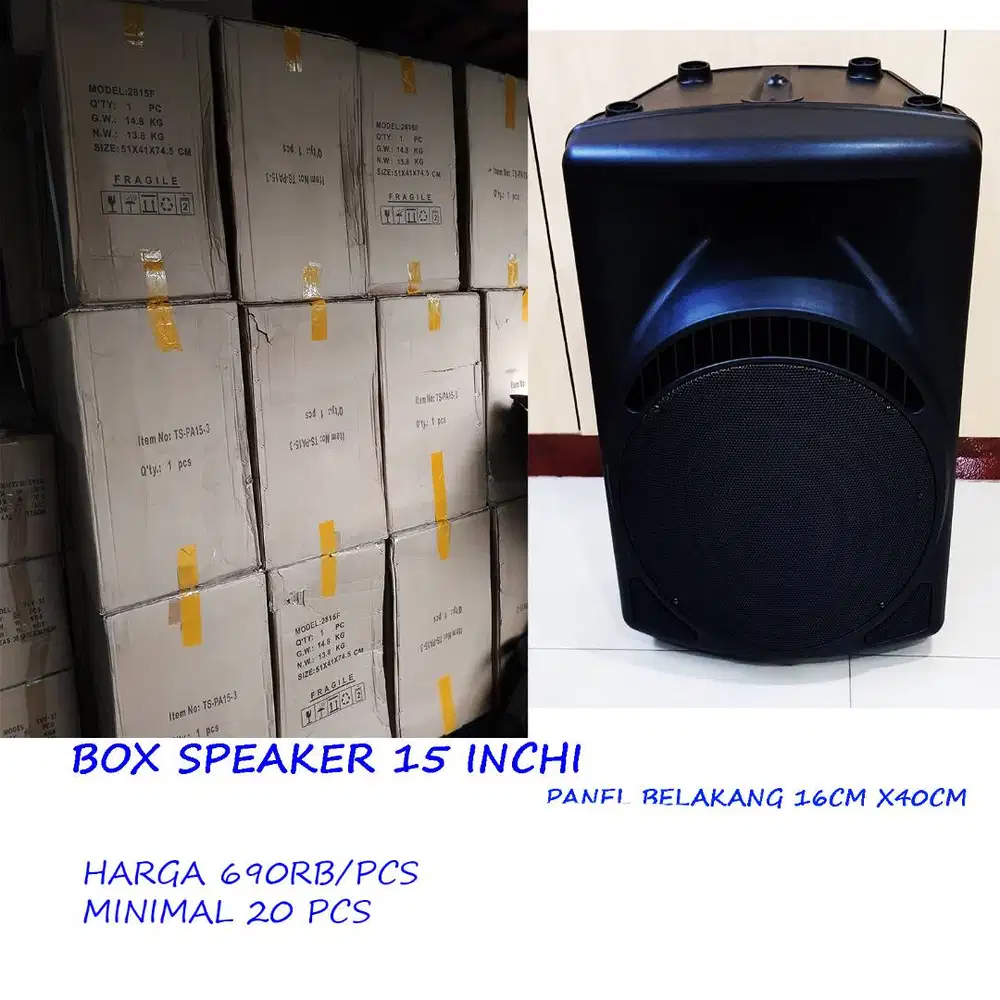 box speaker ukuran 15 inchi baru