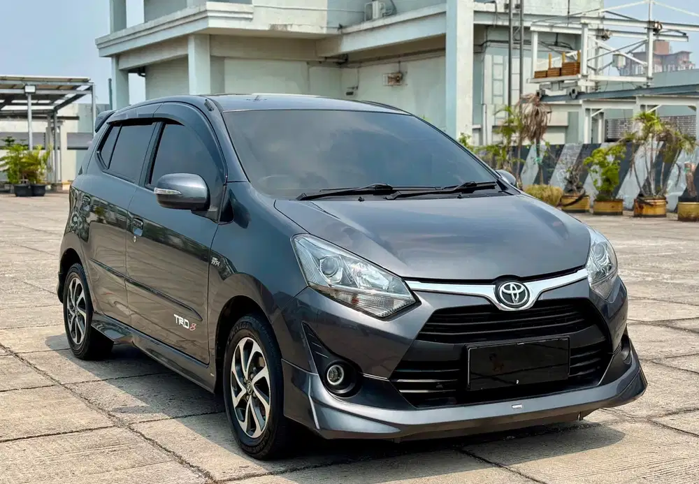 [LOW KM] TOYOTA AGYA TRD AT 2019 GREY ISTIMEWA TT 2017 MATIC ABU G