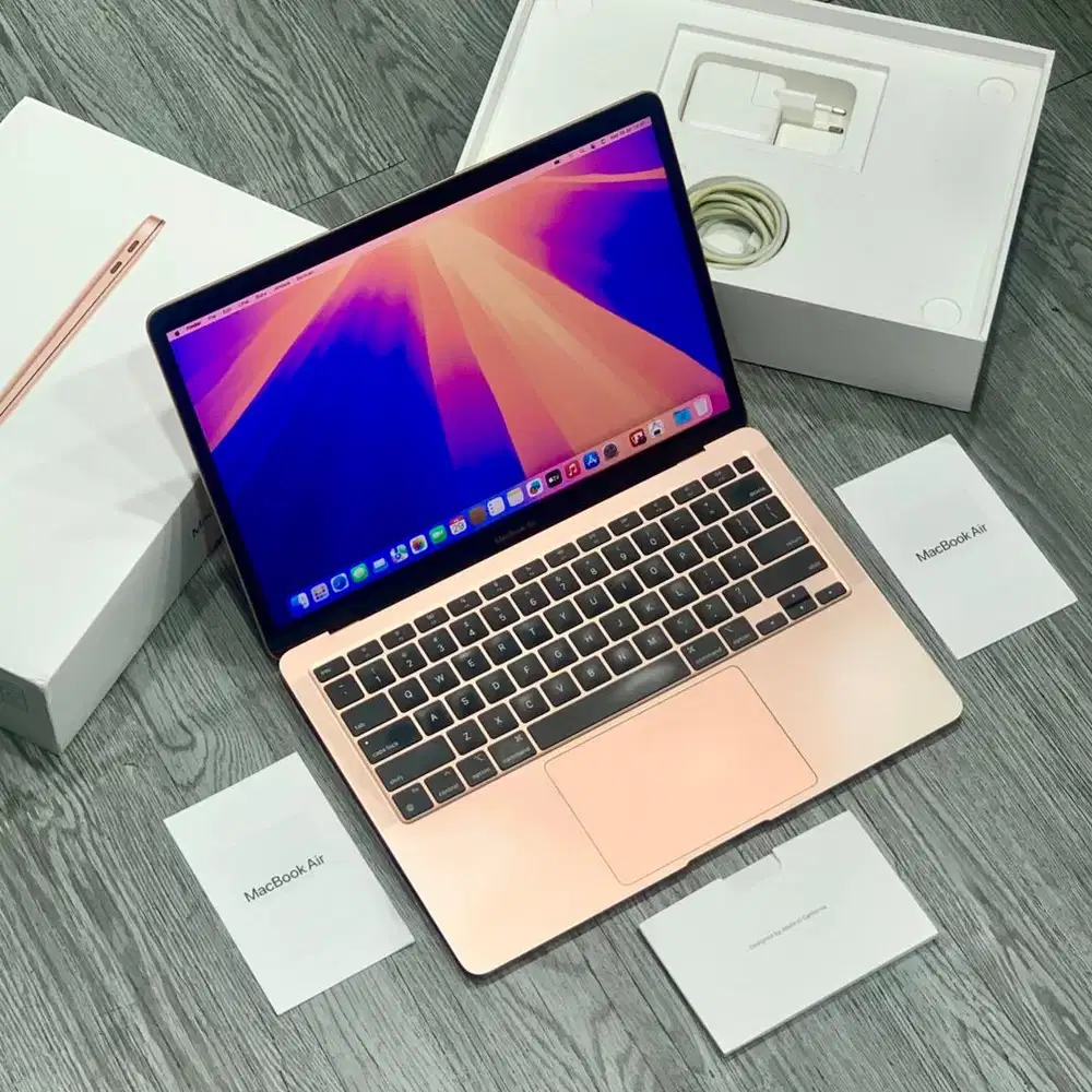 EX IBOX MACBOOK AIR M1 8GB/256GB GOLD FULLSET