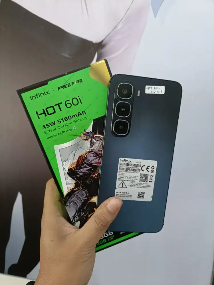 Infinix hot 60i ram 6/128 second