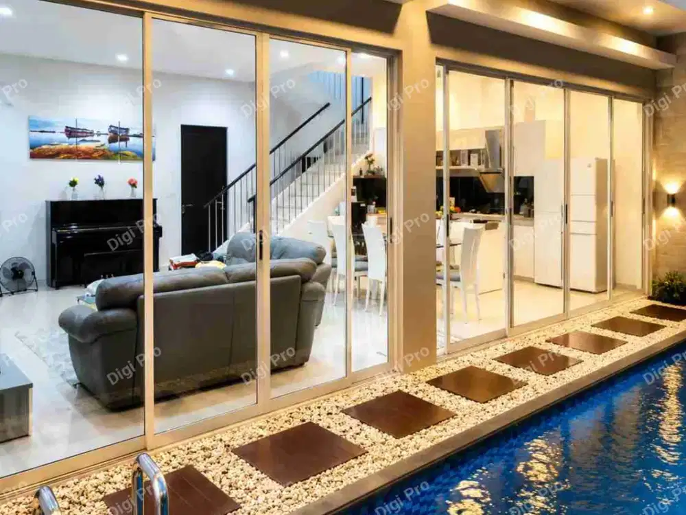 Rumah Mewah Panakkukang Mas Lengkap Kolam Renang
