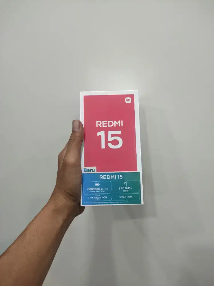 [ Fast respon WA ] Xiaomi Redmi 15 NFC 8+8/128 Garansi resmi 15bln