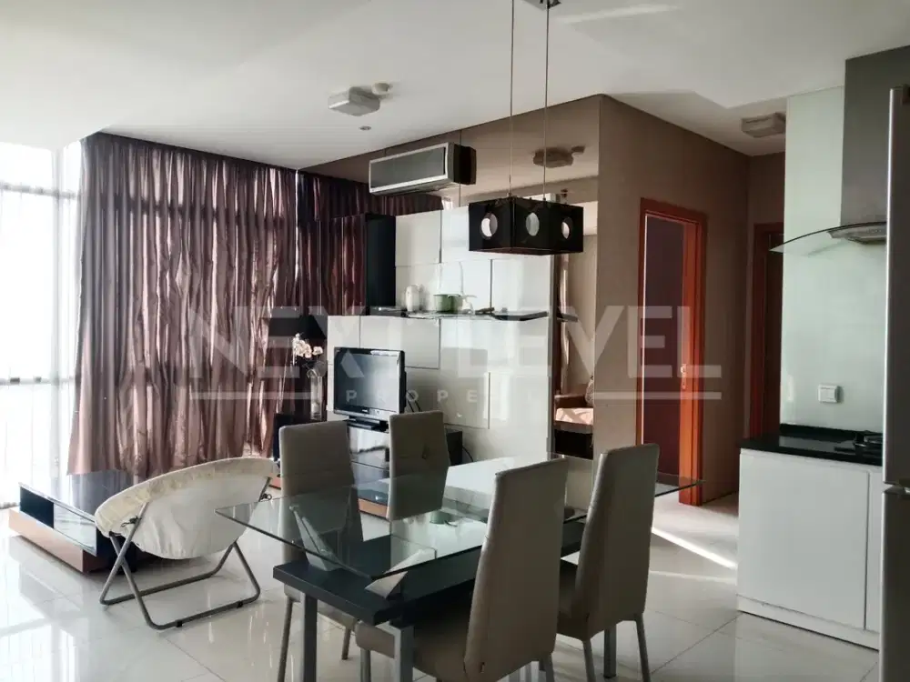 DIJUAL 2BR Condominium Pojok Full Furnish Luas 77m2
