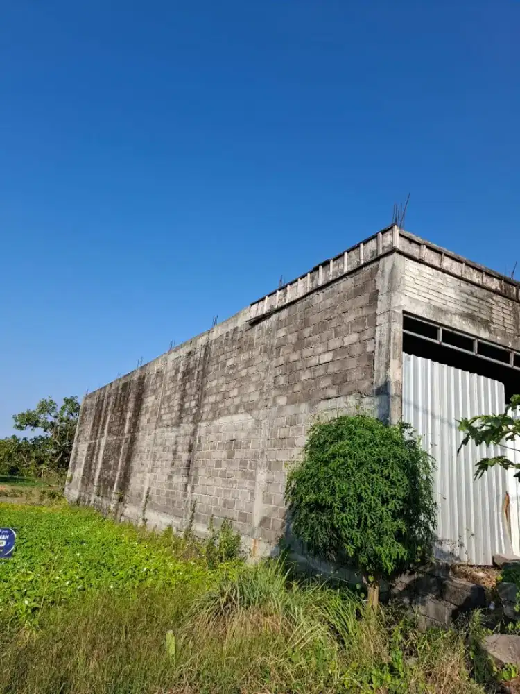 Jual Gudang Bahan Bangunan Lebar 6x26m tinggi dek atas 5m (Nego)
