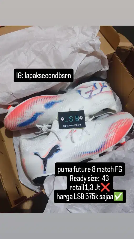 sepatu bola puma future 8 match FG