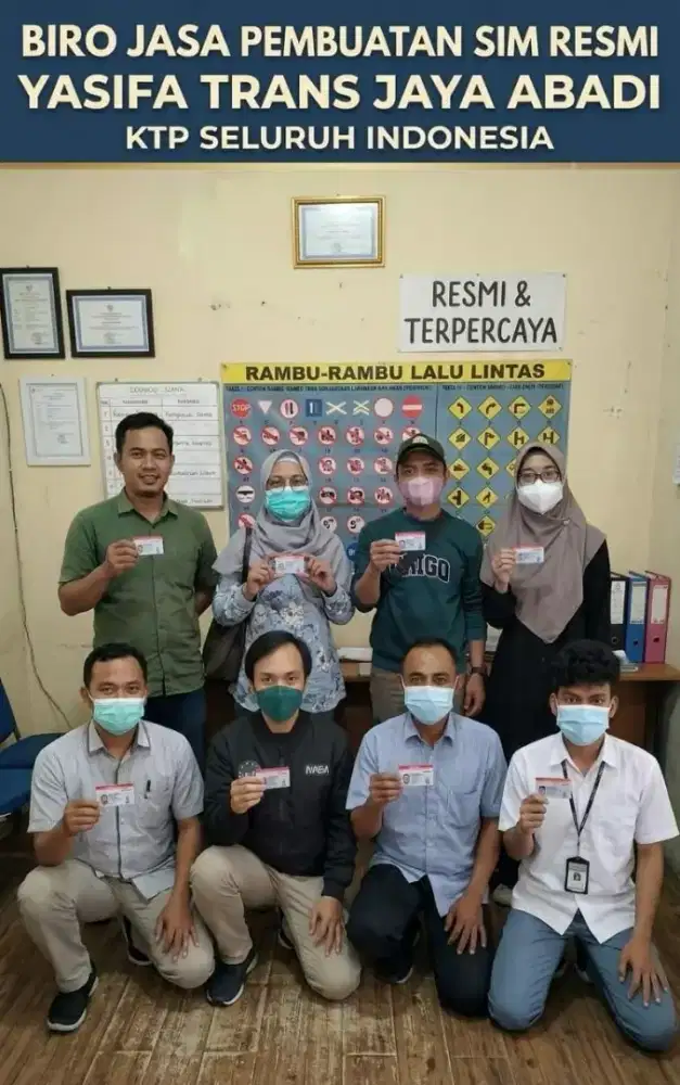 Biro jasa resmi SIM kendaraan bermotor