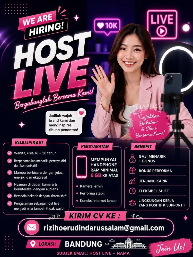 Host live wanita