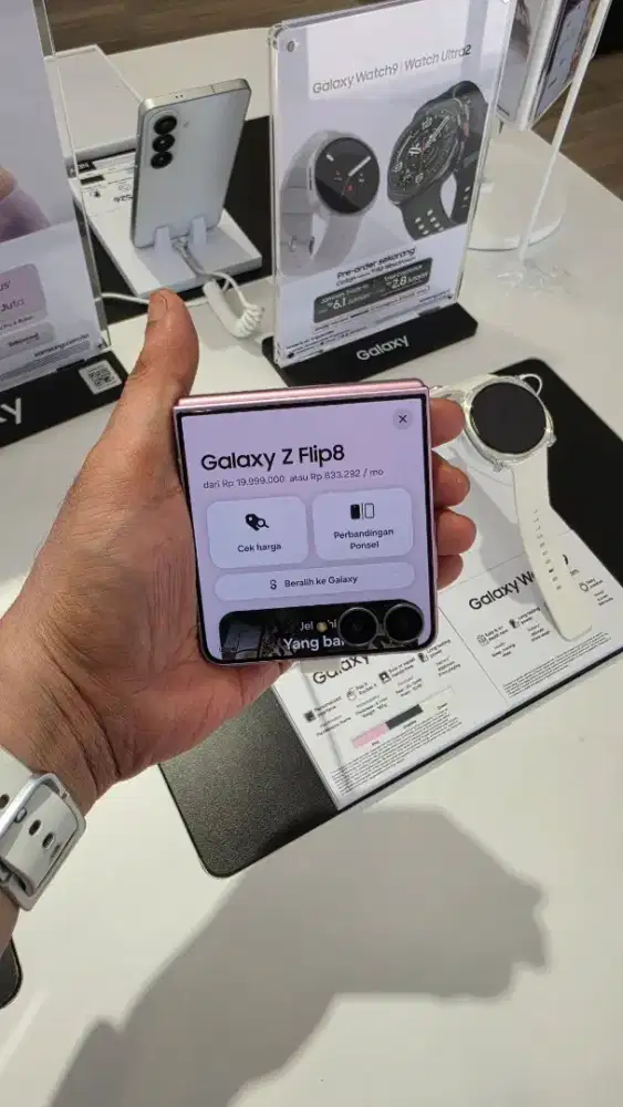 SAMSUNG PO ZFLIP 8 5G 12/512&1TB FREE CASE+GIFT GARANSI RESMI SEIN 1TH