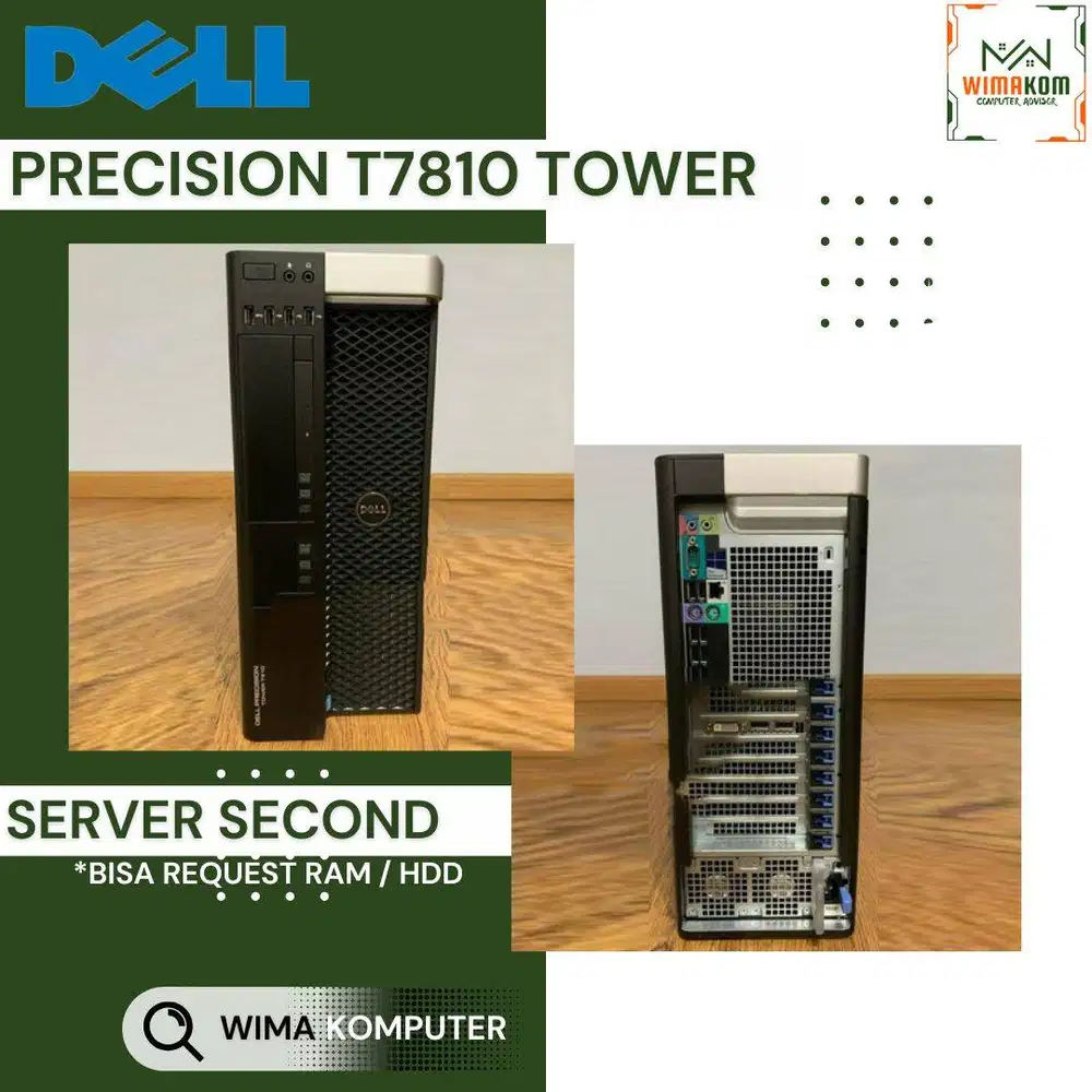 SERVER DELL T7810 2x XEON E5-2680v4 56 CORE RAM 32GB HDD 2TB VGA NVS