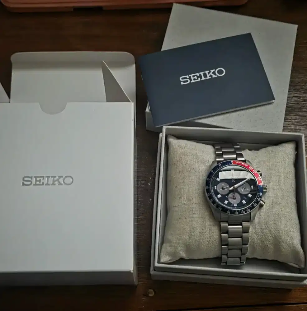 Seiko Prospex SSC913P1 Speedtimer Solar Chronograph Pepsi Blue