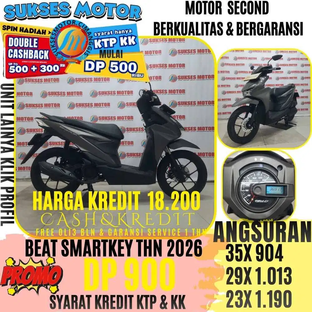 BEAT SMARTKEY TAHUN 2026 BERAGARANSI CASHBACK PTO 300 RIBUAN