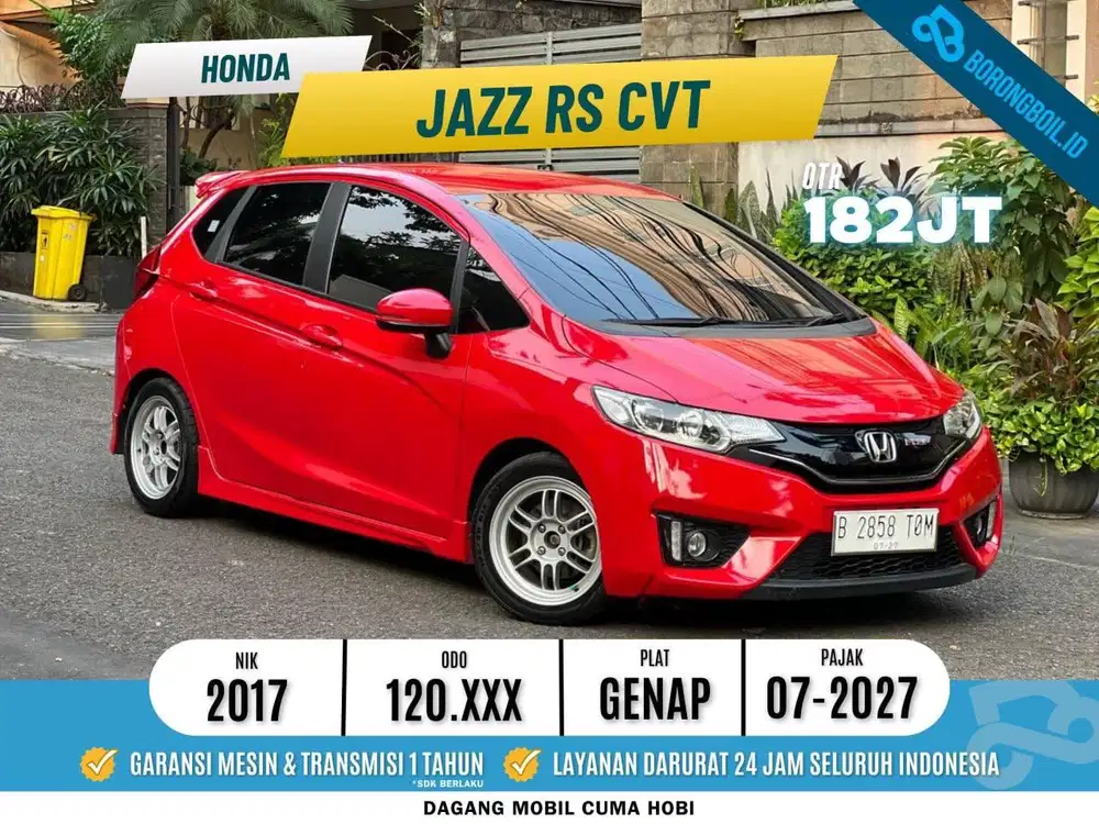 TERMURAH !! Honda JAZZ RS CVT AT 2017 Super Bagus