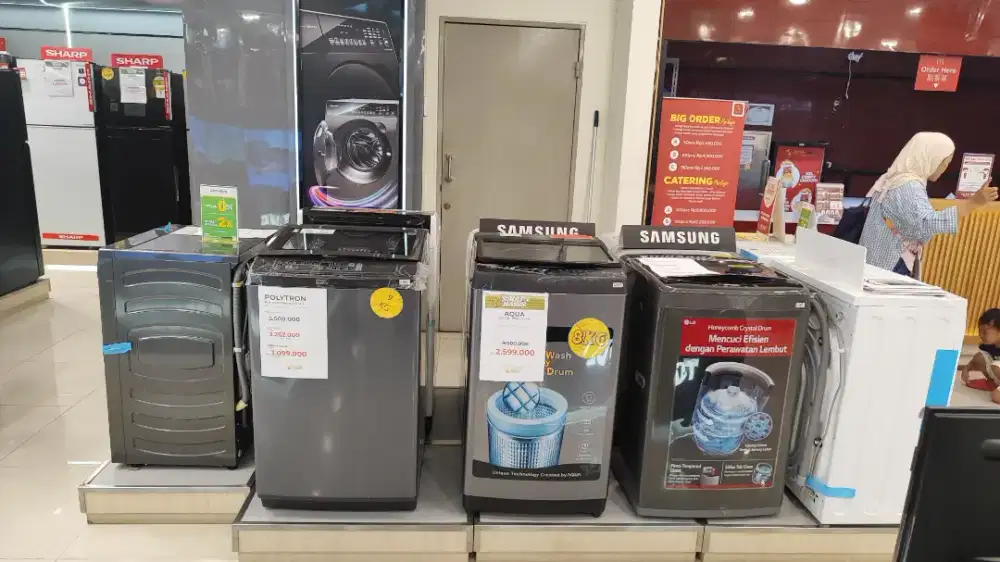 Kredit mesin cuci tanpa DP 0%