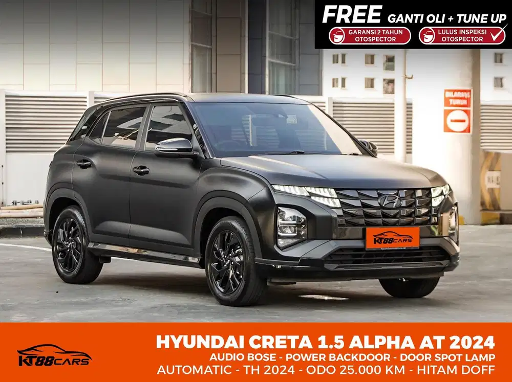Hyundai Creta Alpha AT Tahun 2024 plat Genap