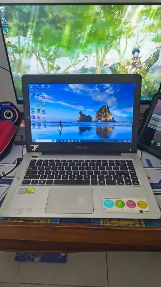 Laptop ASUS A456U Upgrade SSD 256gb + 12gb RAM