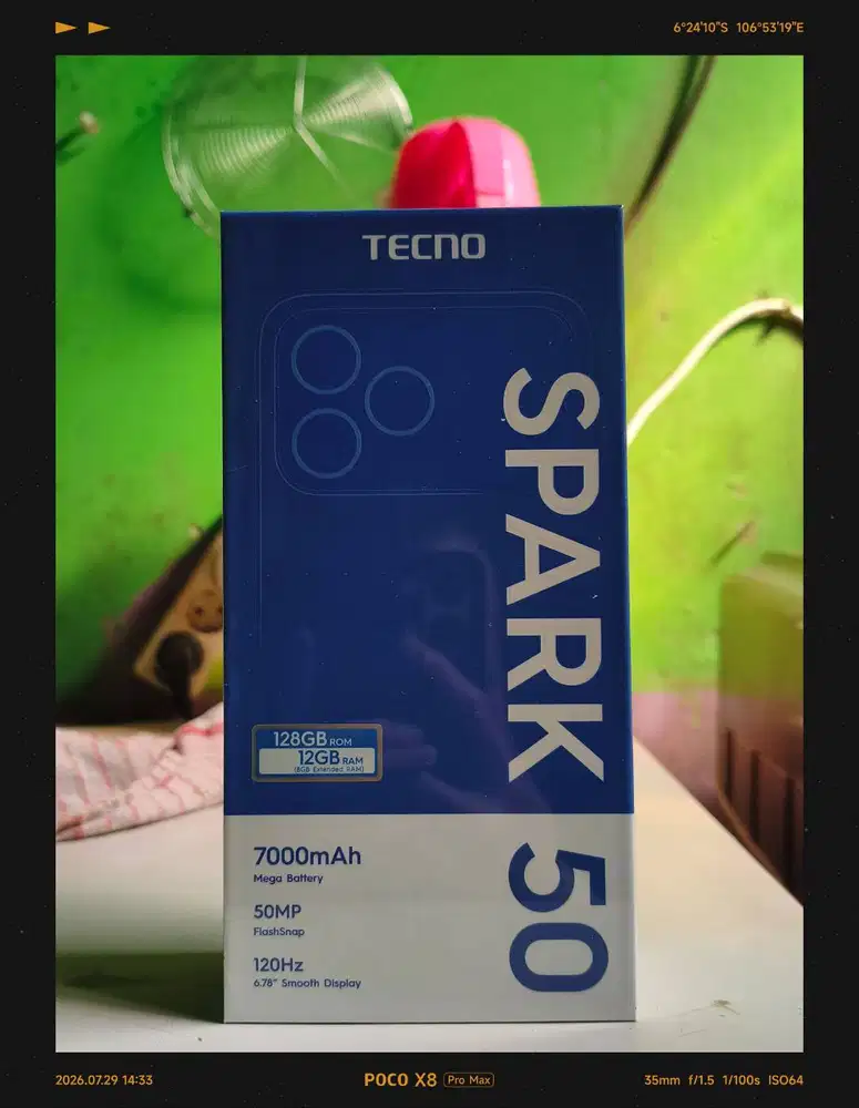 Tecno Spark 50 4/128 oren