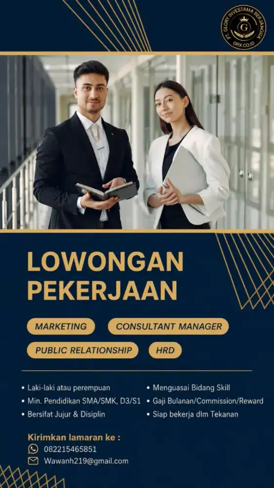 Dibutuhkan segera bagi  yang masih menganggur