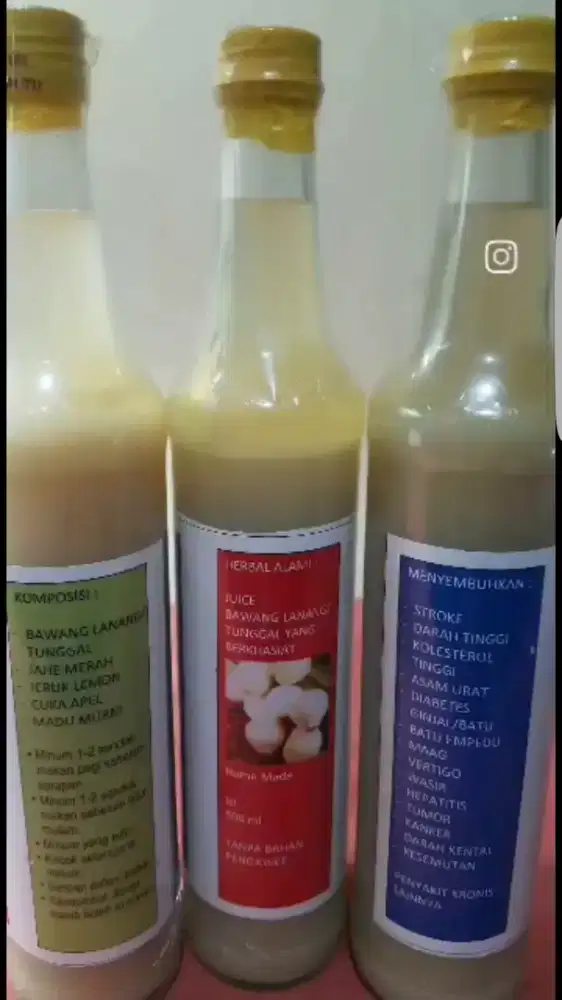 Juice Bawang Putih Lanang.