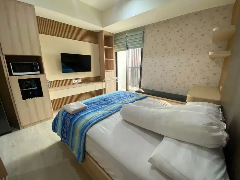 Disewakan Apartemen Cleon Park Tipe Studio Full Furnish Mewah View Bianglala Aeon Mall