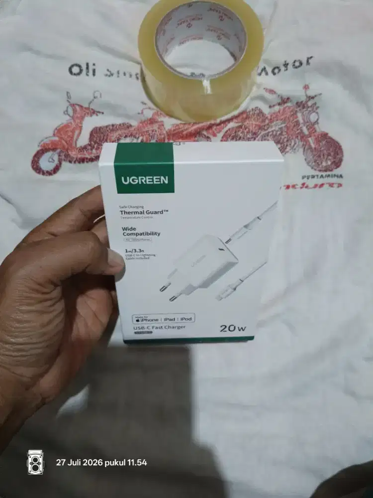 Baru Segel Charger ugreen iPhone satu set 20W ori MFI fast charging