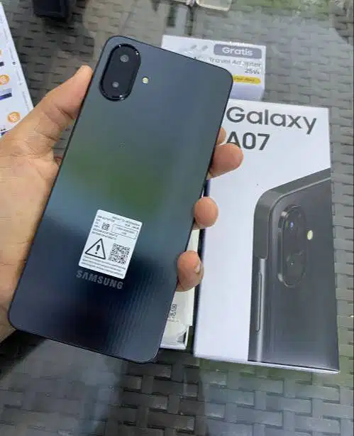 Samsung A07 4G 4GB/64 Black One UI 8.5 Android 16 90HZ