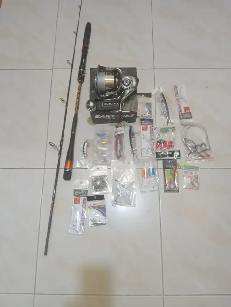 Set Pancing siap pakai spek laut dalam