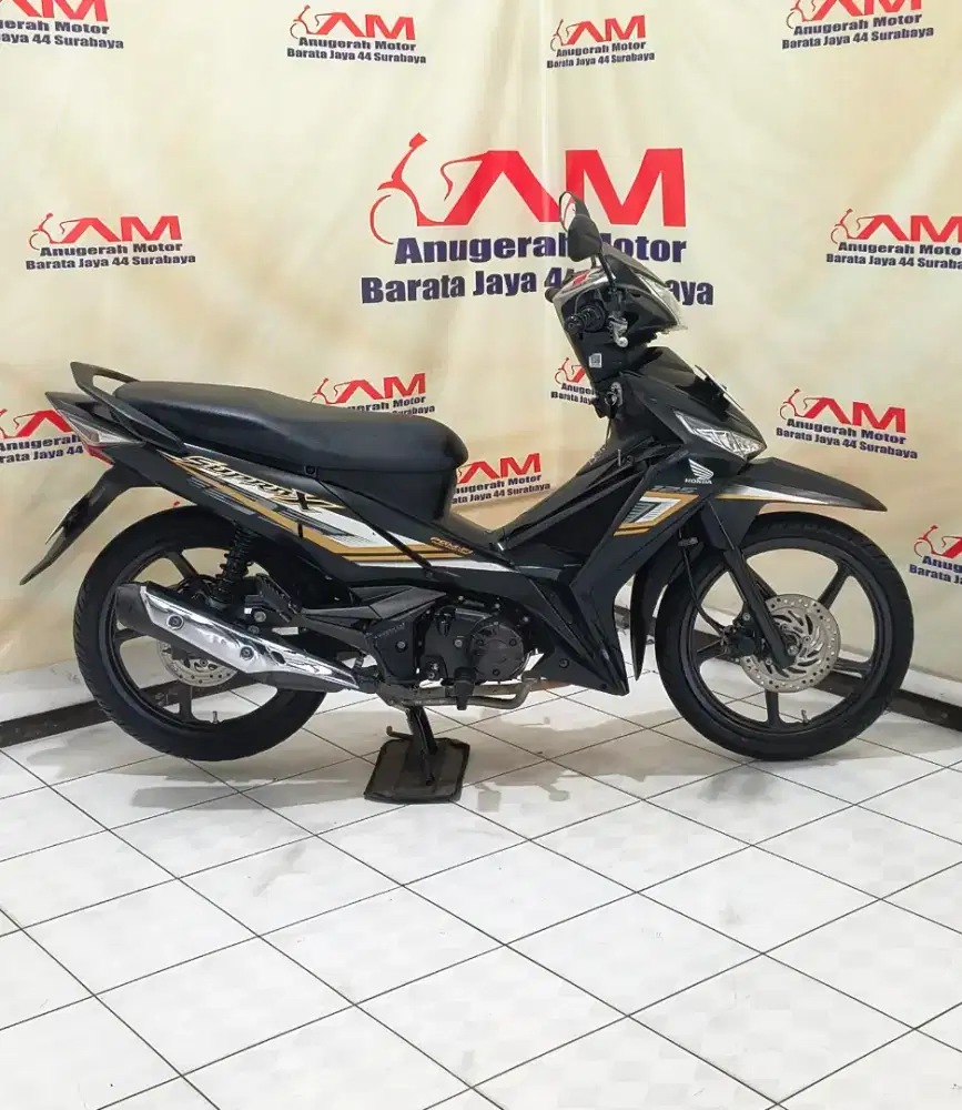 Am Barata #Honda supra x 125 fi Tahun 2022 warna hitam