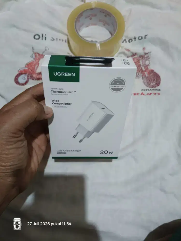 Baru segel Adaptor ugreen 20 watt original fast charging type c