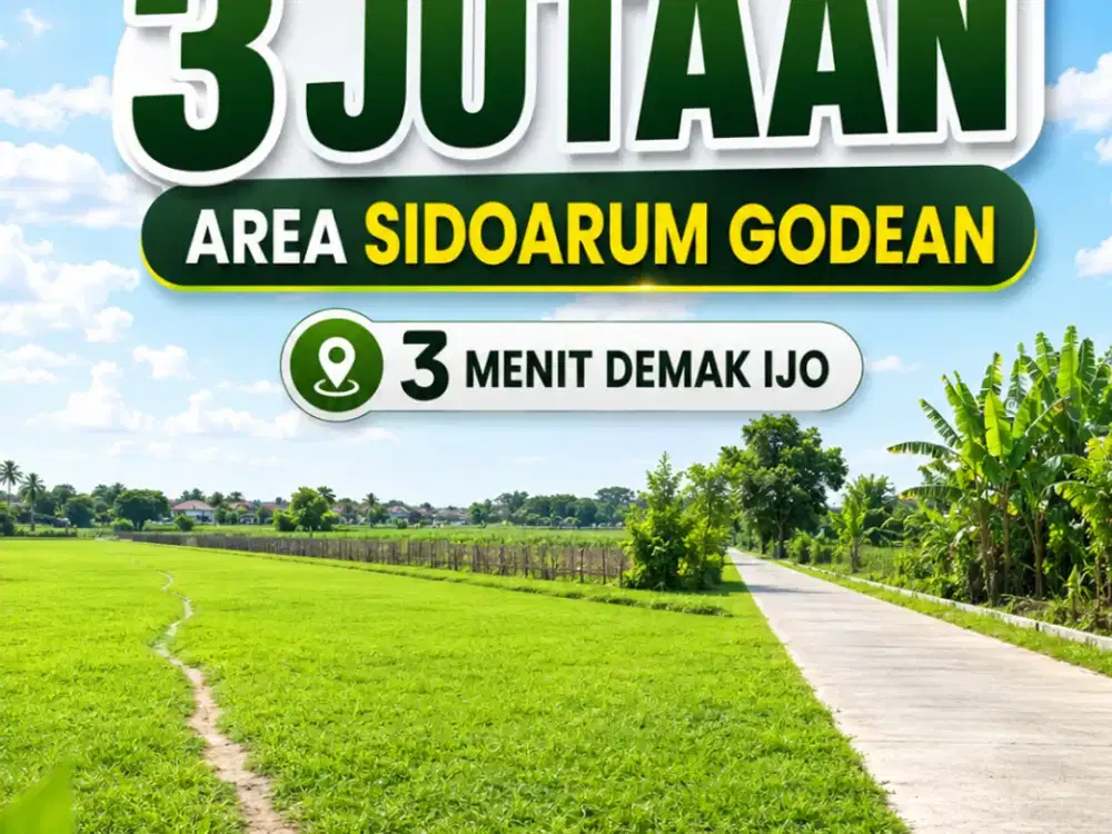 Ciamik Saatnya Slow Living-Tanah Area Palagan Nempel Jalan Pandowoharjo Cocok Untuk Kost Exclusif