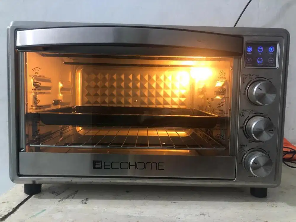 Oven listrik platinum ecohome kondisi 95 persen seperti baru